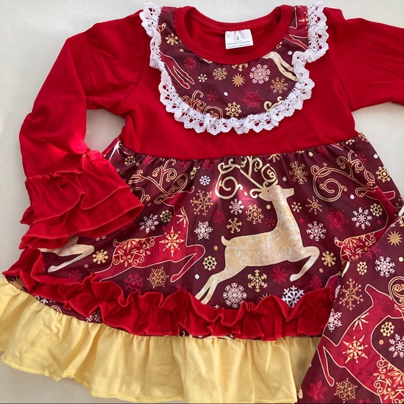 Christmas 🎄 🦌 Deer Cute Embroidered pants set - Picture 6 of 8